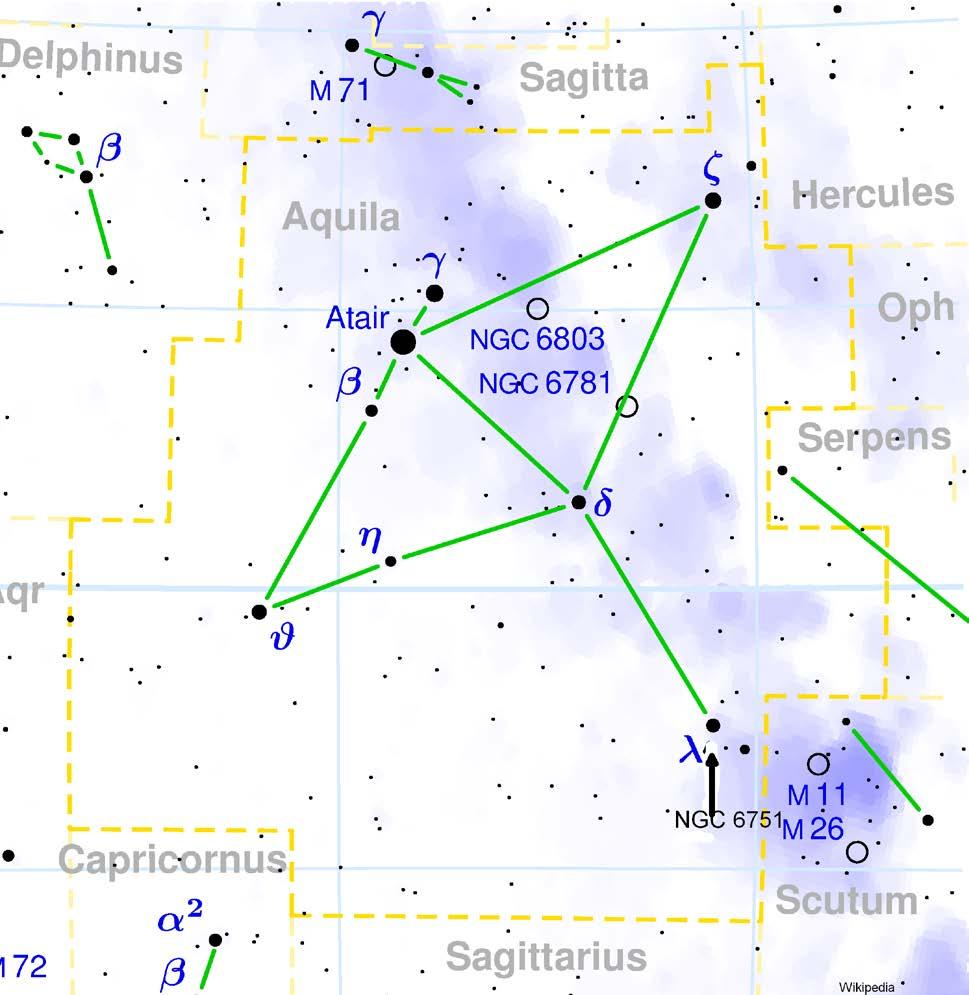 3 Meteorströme 1. Delta-Aquariden: Sie bilden den intensivsten Strom in diesem Monat und erscheinen vom 11. Juli bis zum 18. August. Ihr Radiant liegt 3 westlich von d Aqr. Das Maximum wird um den 28.