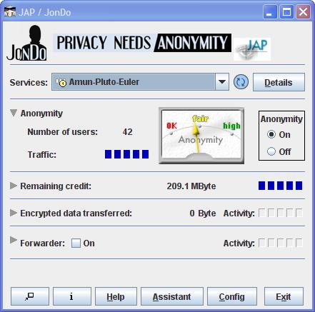 JAP Anon Proxy Im Gegensatz zu Chaum feste Kanäle mit symmetrischer Verschlüsselung Problem mit der Rücksendeadresse entfällt, symm.