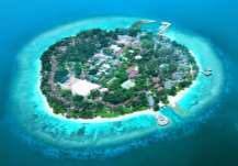 Bandos Island Resort & Spa Nord Male Atoll Romantische kleines Luxus Trauminsel Resort Hotelanlage: das kleine Luxus Resort liegt auf
