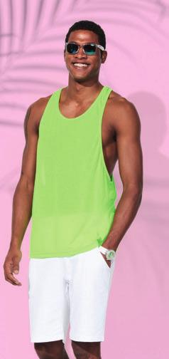 Unisex neon green neon 25.122 22 3 SOL'S Ja ma ïca Tank Top 120g/m², 100% Polyester Legerer Schnitt, extra tiefer Armausschnitt, für Sublimation geeignet XS 50 10 6,10 25.