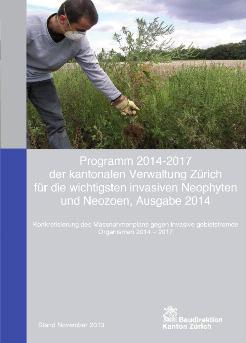 Zusammenfassung des Programms für die wichtigsten Neophyten und Neozoen 2014 2017 Das Dokument «Programm für die wichtigsten Neophyten und Neozoen 2014 2017» stützt sich auf den Massnahmenplan