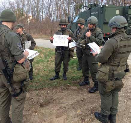 Am Dienstag startete die Ausbildung am ABC- und Katastrophenhilfeübungsplatz Tritolwerk (TW) nördlich von Wiener Neustadt, wo den Milizsoldaten die Neuerungen in ihren jeweiligen Bereichen