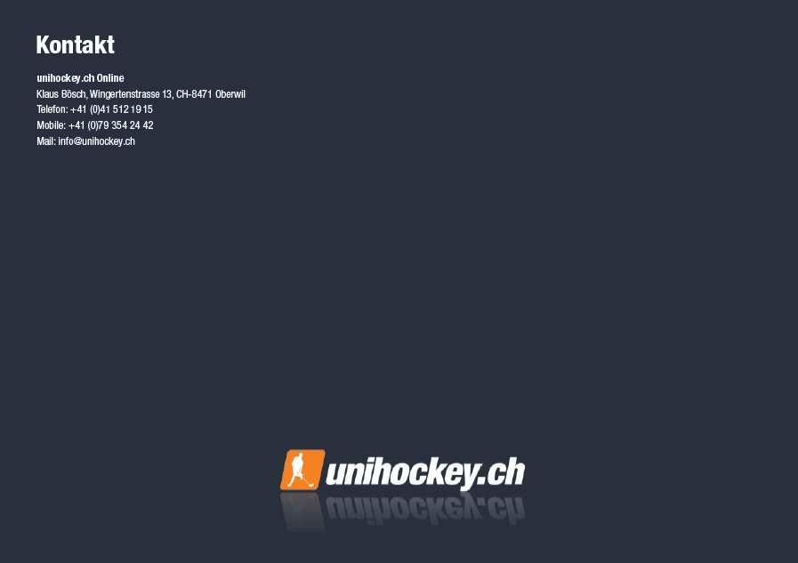 Kontakt unihockey media & event GmbH