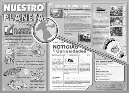 Die Zeitschrift der Loro Parque Fundación Unser Planet: Die Posterzeitung Unser Planet ist eine Umweltiniative, die von CEPSA gesponsort wird und bereits die Ausgabe Nr. 8 erreicht hat.