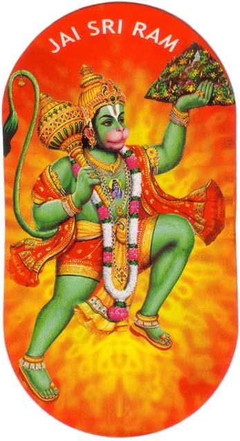 Symbol für Freundschaft, Standfestigkeit, Fürbitter. Hanuman Treuer Diener von Rama und Sita. Befreier von allem Bösen.
