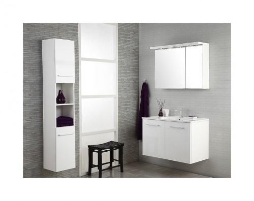 1.5 BA44963 Badezimmer - Hochschrank wahlweise mit zwei oder drei Türen Serie Trendline in 3 attraktiven Oberflächen lieferbar Dieser attraktive Badezimmer-Hochschrank ergänzt die Möbellinie