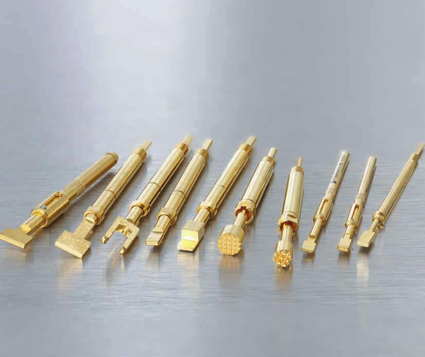 Verdrehgesicherte Stifte F751 151 F752 152 Verdrehgesicherte Stifte werden hauptsächlich zur Prüfung von Steckern und Kontaktzungen mit einer länglichen Kontur eingesetzt, in die