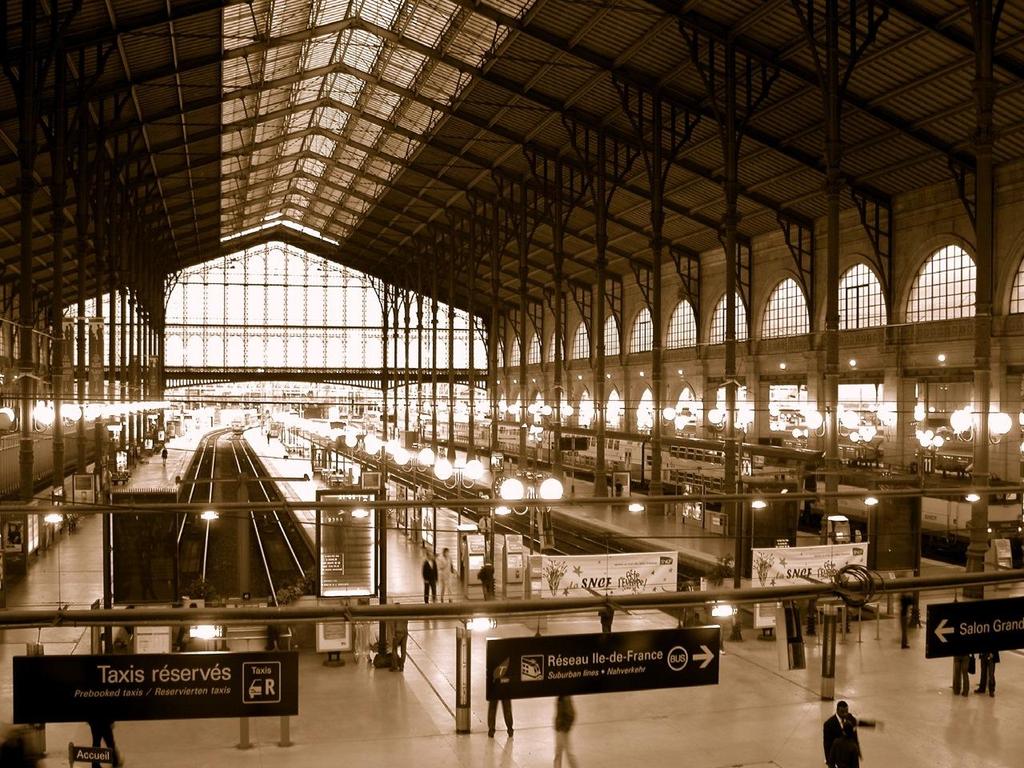 Gare du Nord, Paris, 1865, Arch.