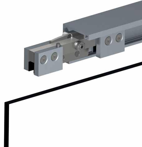 Montageanleitung Installation instructions SPRINT Private Line für Glastüren bis 80 kg ohne SOFT-STOP einflügelig (mit Berechnungen) Glasstärken von 8 und 8,76 mm ESG/VSG von 10 und