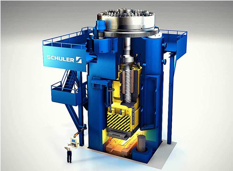 FALLBEISPIEL 6: SCHMIEDEN VON FANBLADES AUF EINER SPINDELPRESSE ANFORDERUNGEN FLEXIBLER HUBABLAUF Nur den benötigten Stößelweg abzufahren PRÄZISE