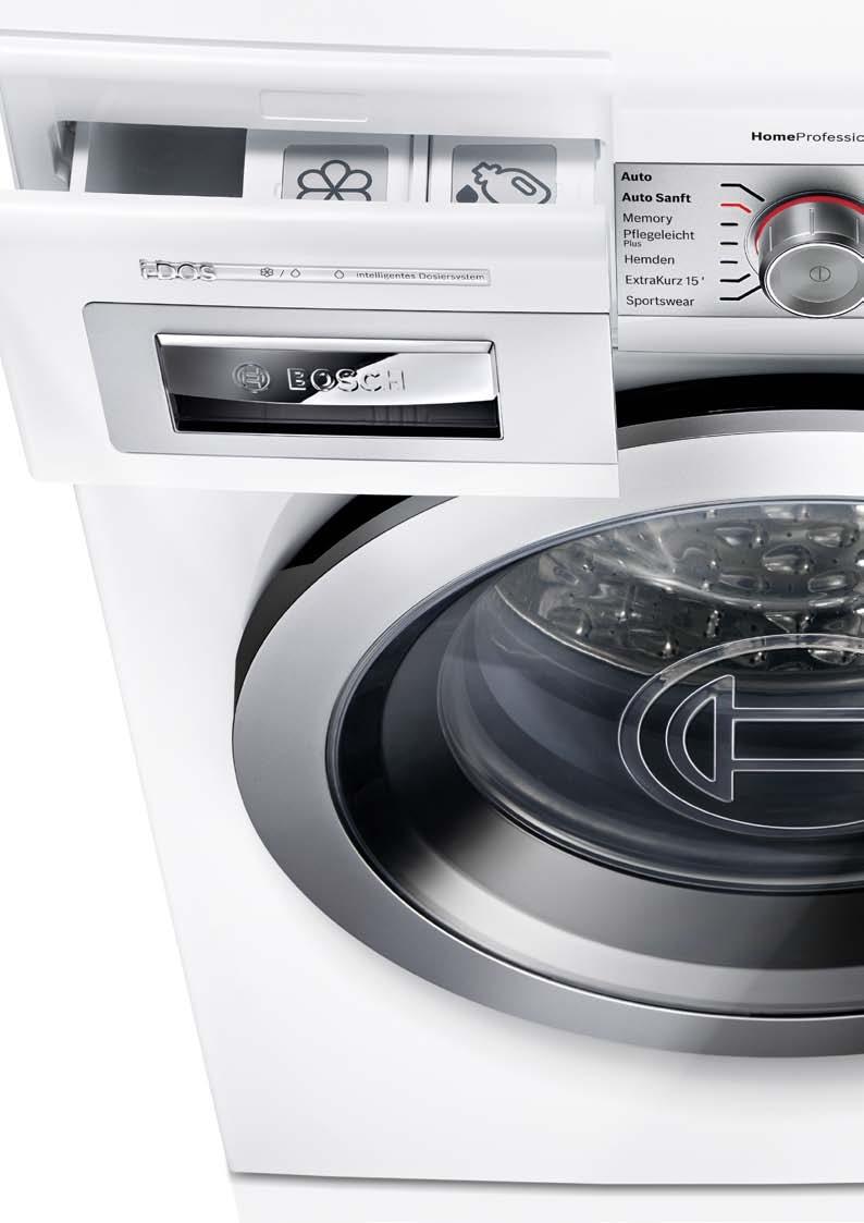 66 Waschmaschinen Kein Mensch kann Waschmittel auf den Milliliter genau dosieren. Eine i-dos kann es.