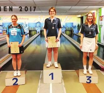 Alissia Riebe, Burgdorf 284 273 218 775 Damen einzel 1. Yvonne Hinsemann, Hannover 317 304 262 883 2. Marion Gause, Uelzen 300 289 254 843 3. Nina Anet von Tiling, Hannover 307 285 241 833 4.