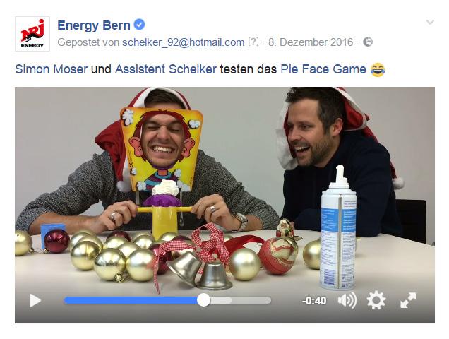 Energy Bern ist auf Facebook den anderen Radiomarken in der Region weit voraus und