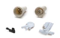 Molding Parts: Manifolds Connector Interfaces Cable Ducts/-Rails/-Routes Vibration Protection Textile Protection Systems Electrical