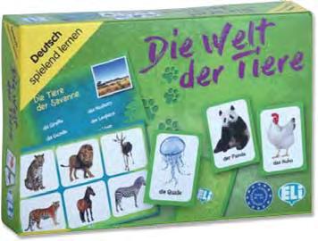 Erlernen und festigen Sie spielerisch den korrekten Gebrauch von Wortschatz und Strukturen rund um das Tierreich.