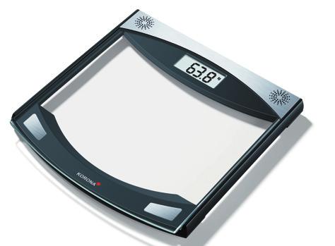 Gisele 72469 GLASWAAGEN Gisele besonders große Wiegefläche 50 Speicherplätze für 4 Benutzer Ermittlung des BMI (Body-Mass-Index) Anzeige des Datums gut ablesbares LCD-Display 38 x 28 x 2,5 cm