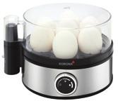 abnehmbarer Eierhalter Signalton nach beendeter Kochzeit Überhitzungsschutz Ein-Aus-Schalter mit Kontroll leuchte Messbecher mit Eierstecher rutschfeste Gummifüße