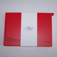 Praxisbedarf - Sonstige Praxisbedarf Kontrollkarten rot DIN A 5