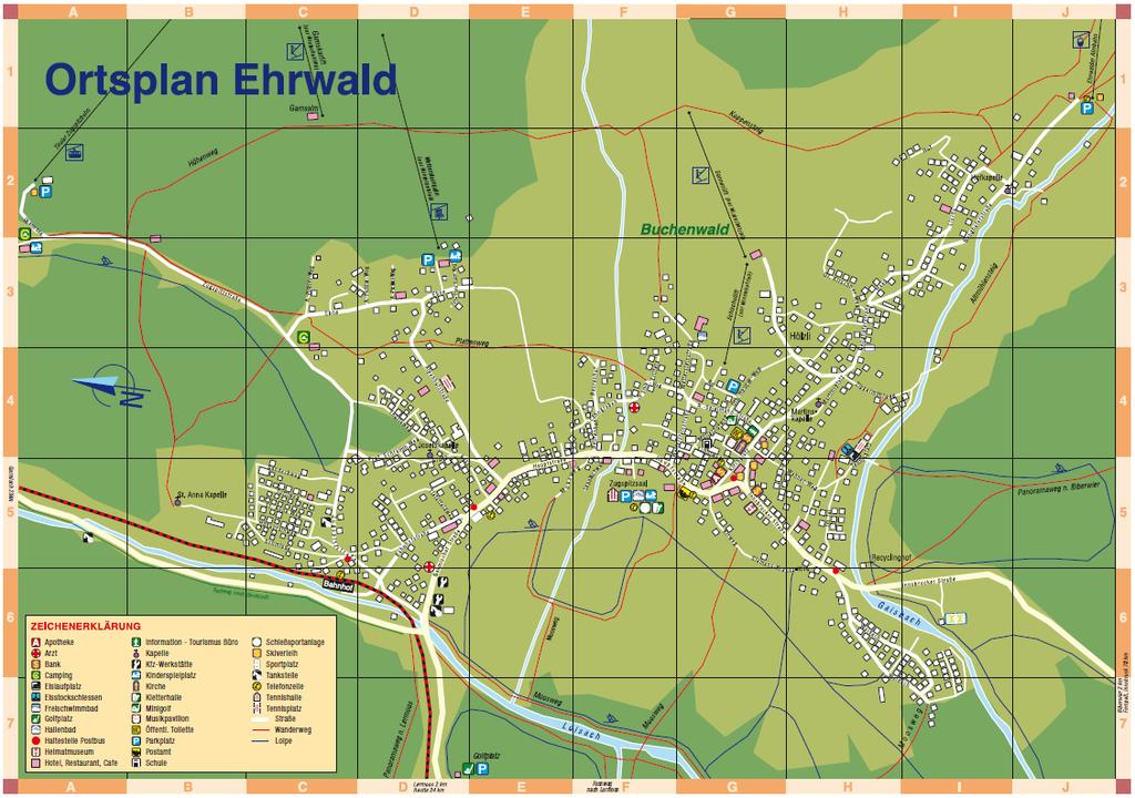 Lage der Immobilie Immobilien Die Wohnung befindet sich in einem kleinen Mehrparteienhaus mit insgesamt fünf Parteien am Ortsrand von Ehrwald.