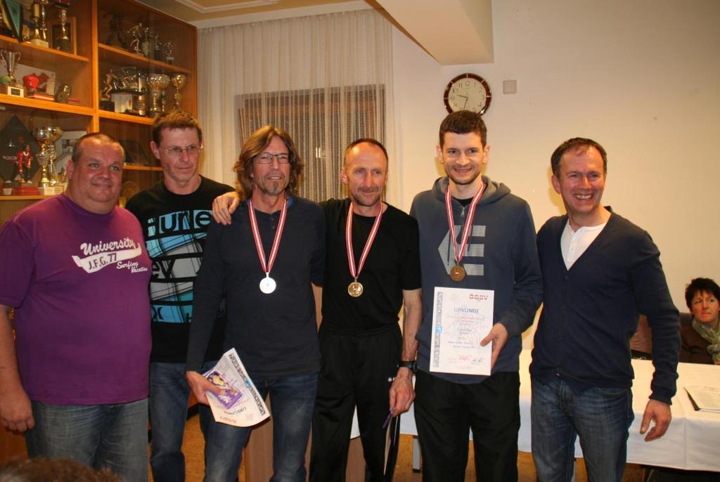 Von links nach rechts: 2 TD P. Lenhardt, 5 L. Huber, 6 ÖGSV-Sportdirektor B. Brunnbauer 18. 4.