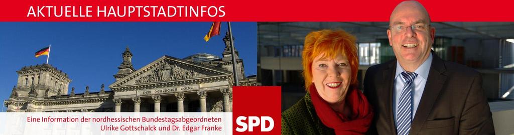 25. November 2016 Inhalt 1. Steinmeier wird Bundespräsident 2. Bundestag beschließt Haushalt 2017 3. Ausweitung des Unterhaltsvorschusses kommt 4. 20 Milliarden für Länder und Kommunen 5.