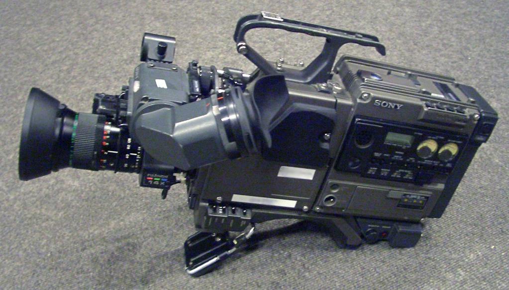 Arten digitaler Videokameras Profikameras Schwer mit Prosumer-K.