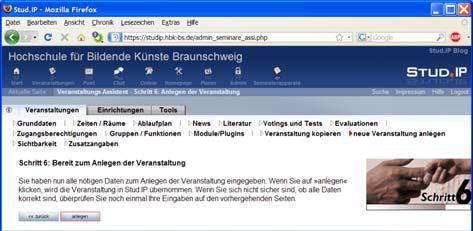 Wichtig hier: Wenn Sie in Schritt 2 für den Lese- und Schreibzugriff nur mit Passwort angegeben haben (notwendig bei Nutzung des elektronischen Semesterapparats), müssen Sie hier ein selbstgewähltes