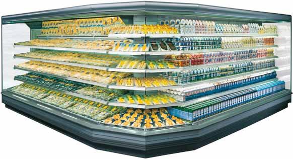Warenpräsentation im großen Stil Großes Angebot auf kleiner Stellfläche holt aus jedem Raum das Beste heraus Mit -Kühlregalen kann jeder Winkel eines Marktes optimal genutzt werden.
