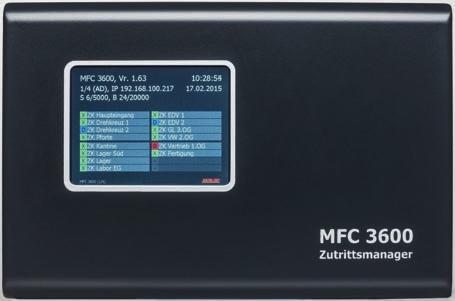 ZUTRITTSMANAGER MFC 3600 Die neue Generation Der neue Zutrtittsmanager MFC 3600 der DIGITAL-ZEIT GmbH wurde komplett überarbeitet und neu gestaltet und bietet nun weitere, optimierte Funktionen.