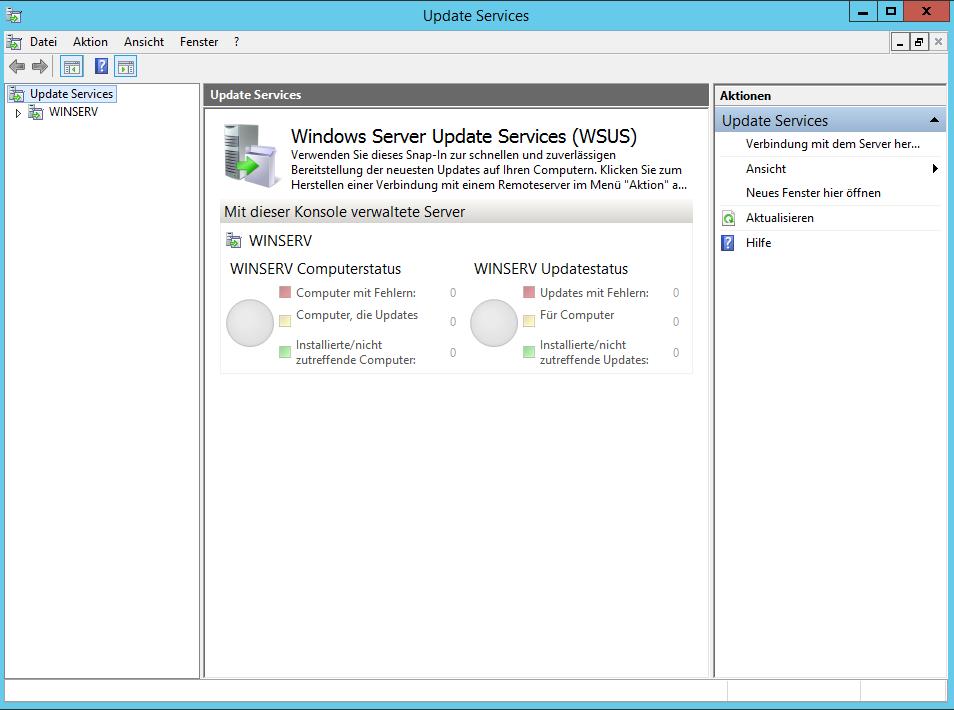 WSUS Windows Server Update Service OVERVIEW Da der Server