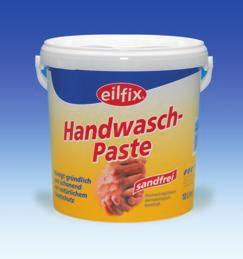 Handpflege / Handreinigung Reinigung Handreinigung und Handpflege Handwaschpaste sandfrei Klassische sandfreie Handwaschpaste auf Holzmehl-Basis. Mit gutem Hautschutz und rückfettenden Komponenten.