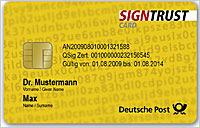 (Rheinland-Pfalz-Karte) Siemens Firmenausweis (mit PKI-
