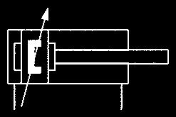 Pneumatikzylinder Baureihe SL Kolben-Ø 32 100 mm Doppeltwirkend mit Magnetkolben DIN ISO 15552 000, 050 400, 450 Bestellschlüssel SL-032-0250-050 Baureihe Kolben-Ø Hublänge (mm) Ausführung 000