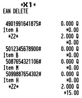 9 Löschen von nicht zugegriffenen EANs EANs, auf die für eine bestimmte Dauer nicht zugegriffen wurde, können gelöscht werden. Die gewünschte Frist kann im PGM2-Modus programmiert werden.