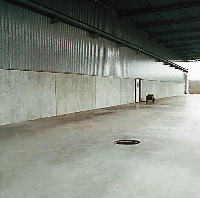 16 Bild 11: Fugenloser Industrieboden 4.2.1 Industrieboden mit Scheinfugen Bei dieser Bauweise wird die Bodenplatte zum Abbau von Zwangsspannungen durch Scheinfugen (Sollbruchstellen) unterteilt.