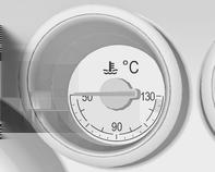 Instrumente, Bedienelemente 97 Kühlmitteltemperaturanzeige Zeigt die Kühlmitteltemperatur an.
