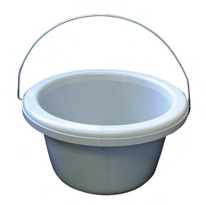 Hilfen für die Toilette Zubehör für Toilettenrollstühle T-9011 Toiletteneimer mit Geruchsverschluß Toiletteneimer mit Geruchsverschluss durch Wasserrille, aus Kunststoff Innen Ø: 25,5 cm, Außen Ø: