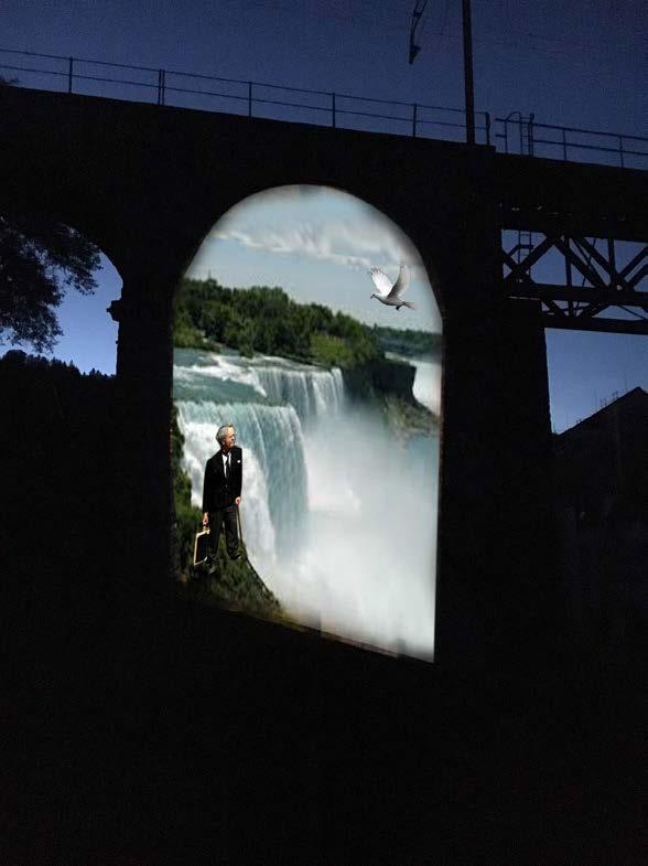 Wasserkraft und Wirtschaftlichkeit bis hin zum Symbol für unbegrenzte Wasserkraft dem Sehnsuchtsort schlechthin von Guyer-Zeller s Amerikareise den Niagarafällen.