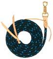 Drehpanikhaken, Messing, extra stark Western rope with leather and extra heavy,