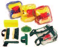 Kunststoff sweat scraper, plastic Farben: rot/red, blau/blue, grün/green, gelb/yellow 72829 Putz-Set, 6