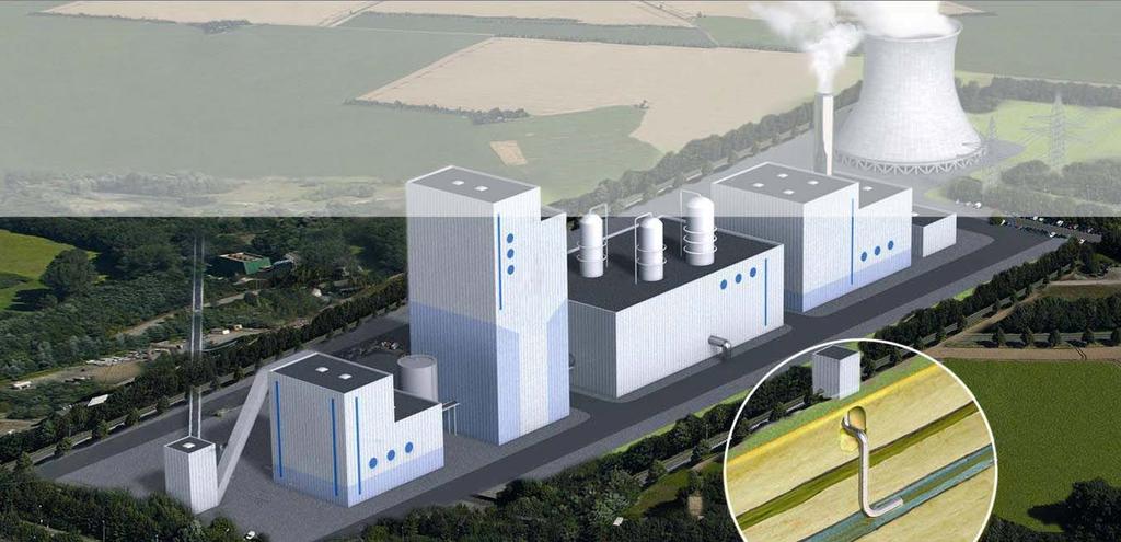 CO 2 -Abscheidung und Speicherung: Wir machen die Kohle grüner 450 MW CCS-Kraftwerk Hürth Sauerstoff Kohle Vergasung Wasserstoff Gas- und Dampfturbine