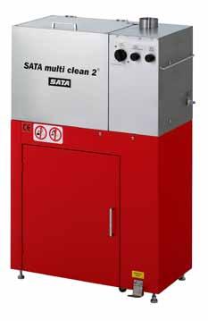 145581 SATA clean RCS compact Zum Anschluss großer Reinigungsmittelgebinde Empfohlen zur Montage im Mischraum, da keine Bereitstellung von