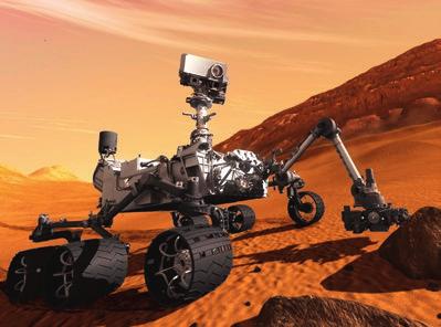 Der Mars-Rover Curiosity der NASA, ausgestattet mit Photodioden der ifw optronics GmbH. Die KAHLA/Thüringen Porzellan GmbH.