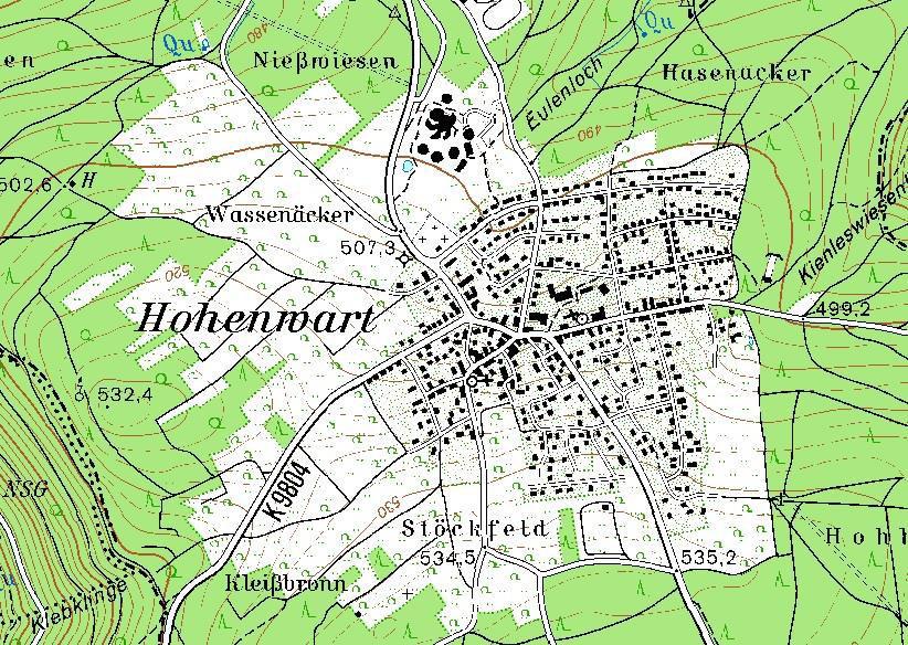 2 Einleitung 1.3 Beschreibung des Vorhabens Die Stadt Pforzheim plant die Entwicklung eines Wohngebiets am südlichen Ortsrand des Pforzheimer Stadtteils Hohenwart.