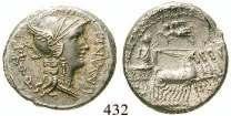 , ss 140,- 430 C. Norbanus, 83 v.chr. Denar 83 v.chr., Rom. 3,91 g. Büste der Venus r.
