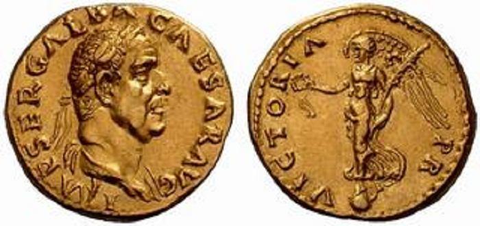 Rv: CONG - I - DAT - POP / SC Kaiser auf Plattform sitzend, zu seiner Linken Minerva und Liberalitas, vor ihm verteilt Helfer das Congiarium an einen Römer und seinen Sohn.