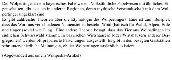 Absätze Eine / mehrere Leerzeilen im Manuskript Absatz