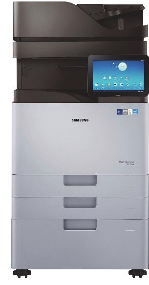 Samsung MultiXpress X7400LX passt sich mit modernen Schnittstellen und vielen intelligenten Funktionen Ihrer Büroumgebung an Hochwertiger Farbdruck, effizient und Kostengünstig ausgezeichneter