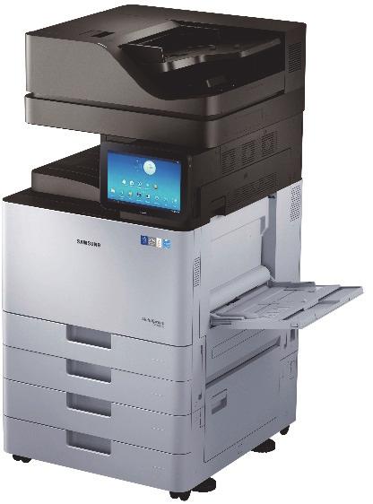 100 Blatt DSDF Automatischer Vorlageneinzug mit Dual-Scanner (80/160 ipm) Inkl. 2 x 520 Blatt Papiermagazin (bis zu 300 g/m² pro Kassette) 100 Blatt Mehrzweck-Papierzufuhr (bis 325 g/m²) Inkl.