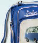 Volkswagen Lifestyle Retro-Schultertasche Umhängetasche im Bulli Design, aus